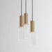 J. Adams & Co Flume 3 Drop Pendant Light Cluster