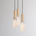 J. Adams & Co Flume 3 Drop Pendant Light Cluster