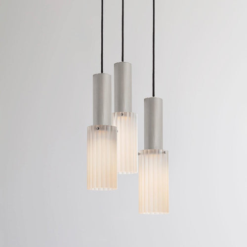 J. Adams & Co Flume 3 Drop Pendant Light Cluster