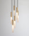 J. Adams & Co Flume 6 Drop Pendant Light Cluster
