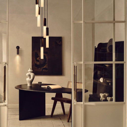 J. Adams & Co Flume 6 Drop Pendant Light Cluster