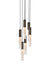 J. Adams & Co Flume Alabaster Pendant Light 6 Drop Grouping