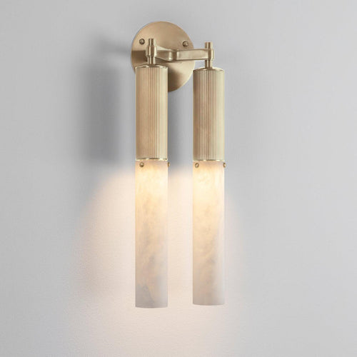J. Adams & Co Flume Double Wall Light Alabaster