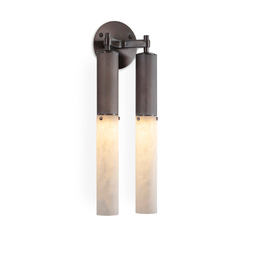 J. Adams & Co Flume Double Wall Light Alabaster