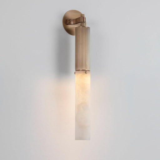 J. Adams & Co Flume Wall Light Alabaster