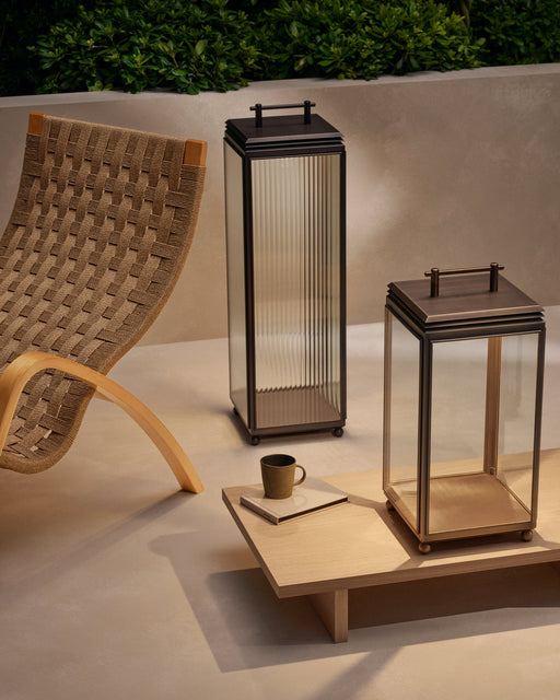 J. Adams & Co Hazel Lantern Short Floor Lamp