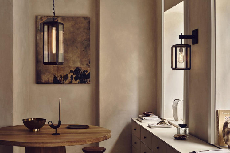 J. Adams & Co Lilac Lantern Wall Light