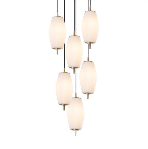 J. Adams & Co Nova Slim Pendant Light Cluster