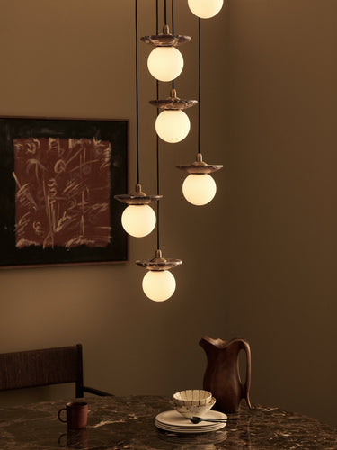 J. Adams & Co Orbit Pendant Light Cluster