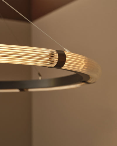 J. Adams & Co Strata Circular Suspension Light