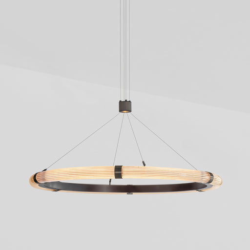 J. Adams & Co Strata Circular Suspension Light