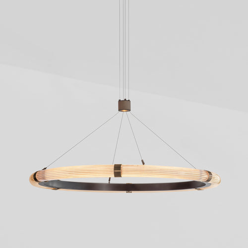 J. Adams & Co Strata Circular Suspension Light