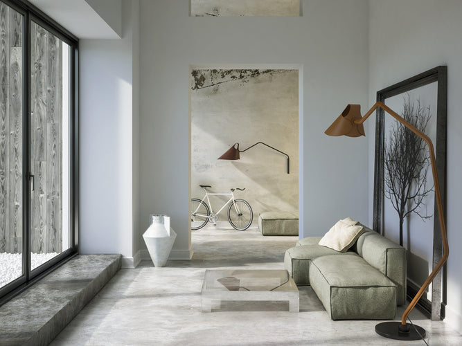 Jacco Maris Mrs.Q Wall Lamp Totally Leather