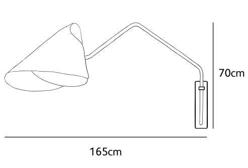 Jacco Maris Mrs.Q Wall Lamp Totally Leather