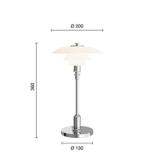 Louis Poulsen PH 2/1 Portable Table Lamp