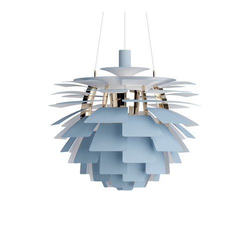 Louis Poulsen PH Artichoke Pendant Light Dusty Blue