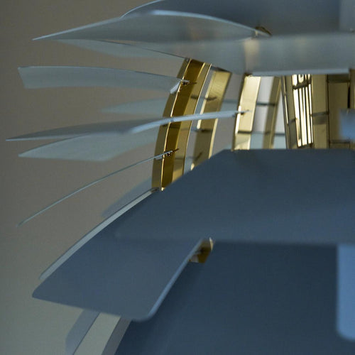 Louis Poulsen PH Artichoke Pendant Light Dusty Blue