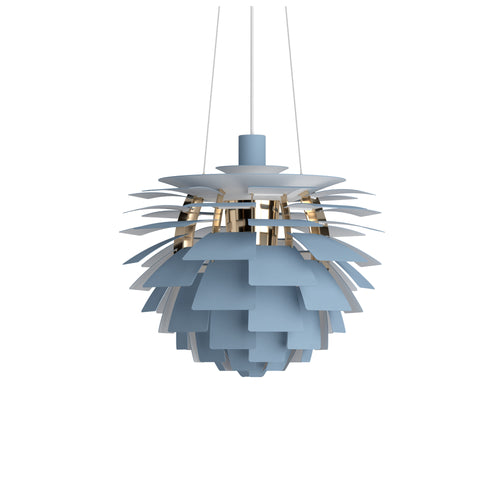 Louis Poulsen PH Artichoke Pendant Light Dusty Blue