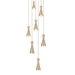 Marc Wood Cone Pendant Cluster Light
