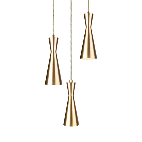 Marc Wood Cone Pendant Cluster Light