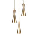 Marc Wood Cone Pendant Cluster Light