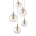 Marc Wood Cone Pendant Cluster Light
