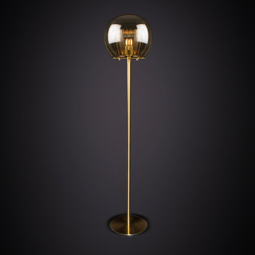 Marc Wood Pleated Crystal Floor Lamp