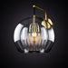 Marc Wood Pleated Crystal Wall Light Clear