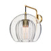Marc Wood Pleated Crystal Wall Light Clear