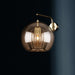 Marc Wood Pleated Crystal Wall Light Smoke