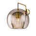 Marc Wood Pleated Crystal Wall Light Smoke