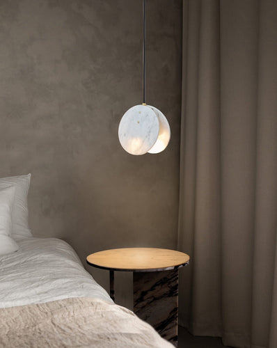 Marc Wood Shell Pendant Light