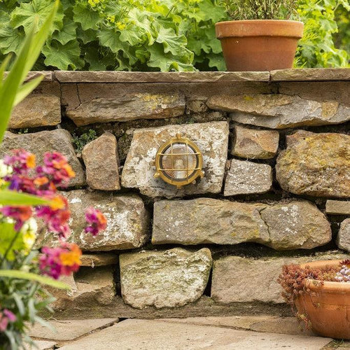 Navigator Mini Compass Guard Bulkhead Outdoor Wall Light