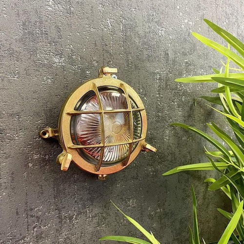 Navigator Mini Compass Guard Bulkhead Outdoor Wall Light