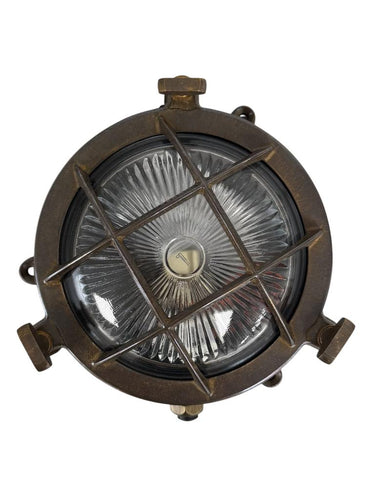 Navigator Mini Compass Guard Bulkhead Outdoor Wall Light