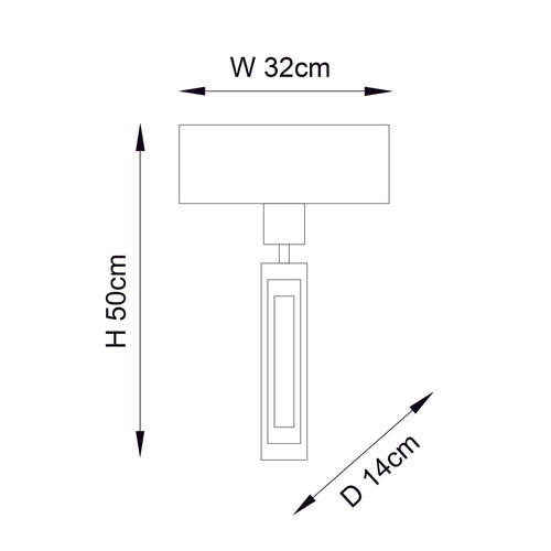 Northern Lights Manhattan Wall Light