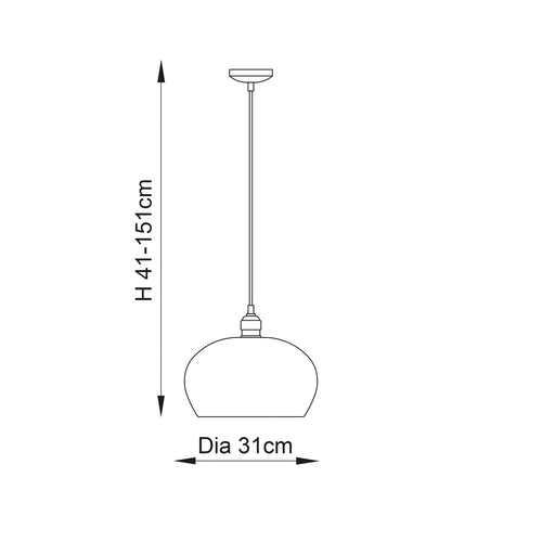 Northern Lights Olympia Hammered Pendant Light