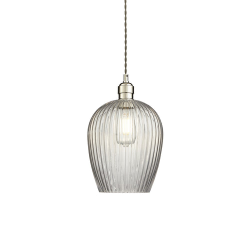 Northern Lights Olympia Ribbed Pendant Light