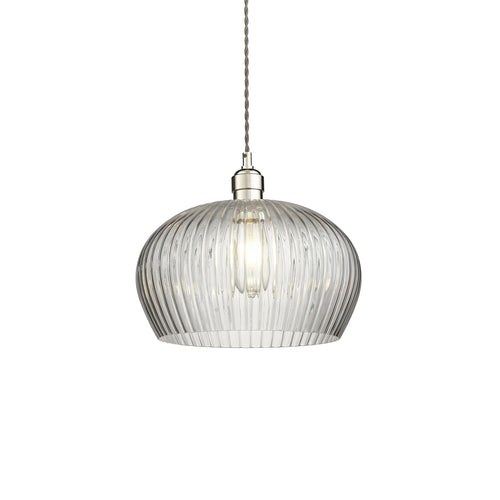 Northern Lights Olympia Ribbed Pendant Light