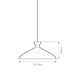 Nyta Pretty Wide Pendant Light