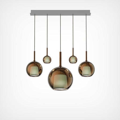 Penta Light Glo 5 Pendant Light Linear Cluster