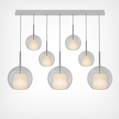 Penta Light Glo 7 Pendant Light Linear Cluster