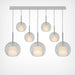 Penta Light Glo 7 Pendant Light Linear Cluster
