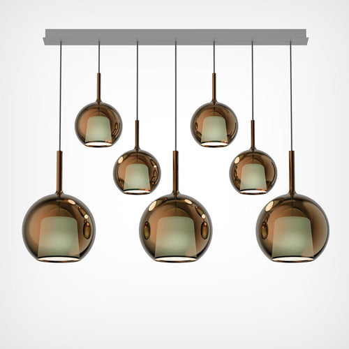 Penta Light Glo 7 Pendant Light Linear Cluster