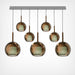 Penta Light Glo 7 Pendant Light Linear Cluster