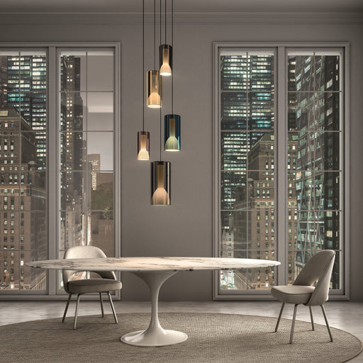 Penta Light Lit 3 Pendant Light Cluster