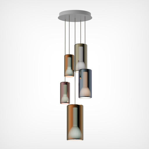Penta Light Lit 5 Pendant Light Cluster