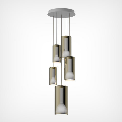 Penta Light Lit 5 Pendant Light Cluster