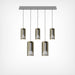 Penta Light Lit 5 Pendant Light Linear Cluster