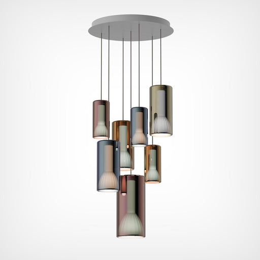 Penta Light Lit 7 Pendant Light Cluster